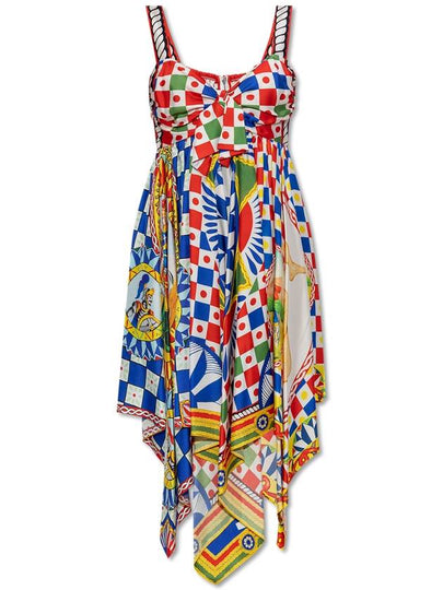 Caretto Print Twill Dress F6J1STGDS12 - DOLCE&GABBANA - BALAAN 2