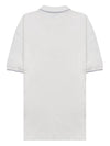 Logo Embroidered Short Sleeve Polo Shirt White - BRUNELLO CUCINELLI - BALAAN 3