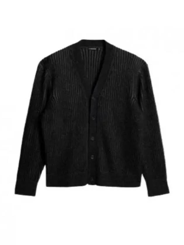 TWIN PLATED KNIT CARDIGAN FMKW11634 9999 Men s - J.LINDEBERG - BALAAN 2