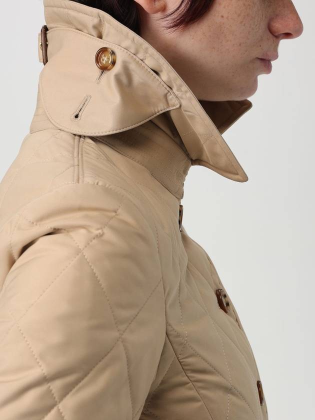 diamond quilted button jacket beige - BURBERRY - BALAAN 6