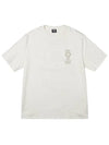 x Our Legacy Work Shop Surf Skull Pigment Dyed TShirt Natural 3903784 - STUSSY - BALAAN 2