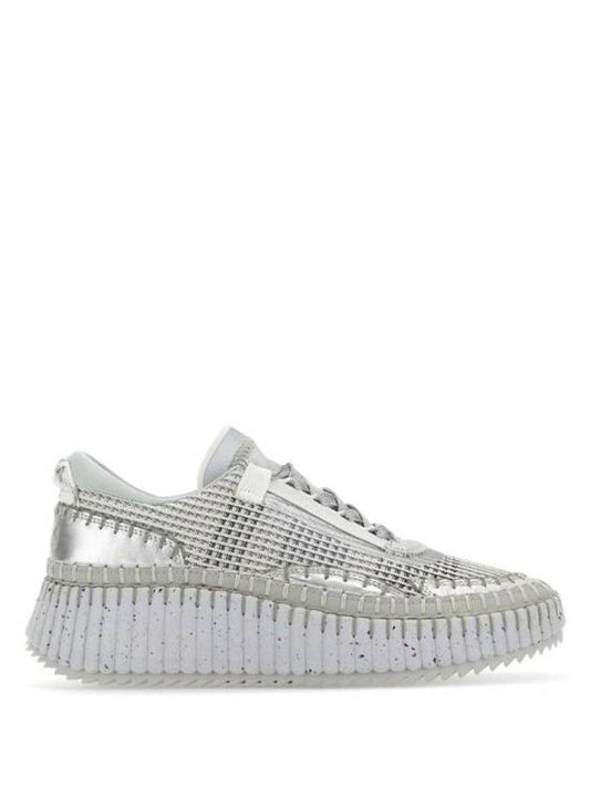 Nama Low Top Sneakers Silver - CHLOE - BALAAN 1