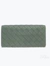 Intrecciato Flap Long Wallet Aloe - BOTTEGA VENETA - BALAAN 2