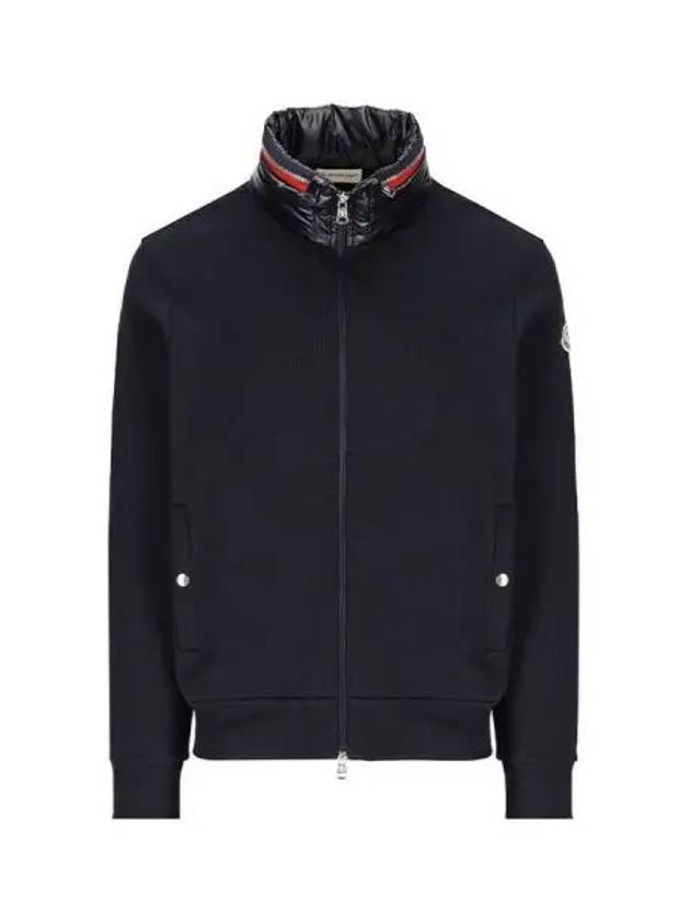 Zip-up hoodie men's navy blue 195520 - MONCLER - BALAAN 1