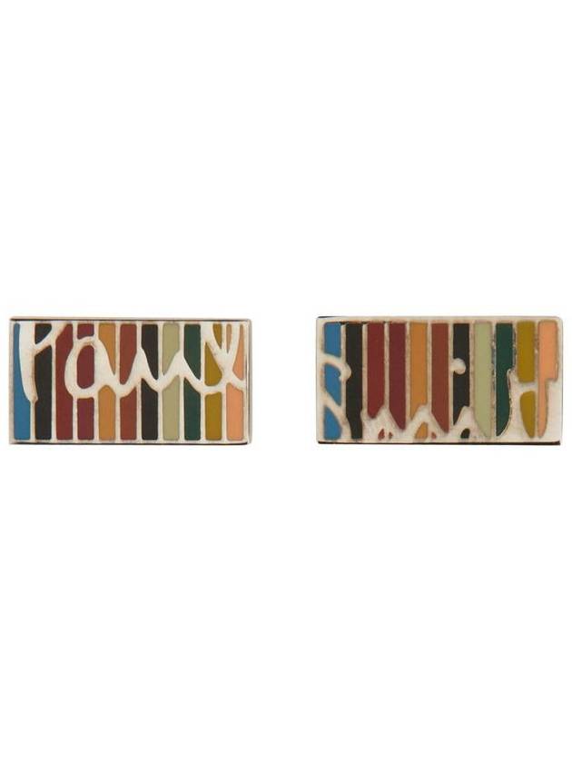 Signature Striped Logo Cufflinks - PAUL SMITH - BALAAN 2