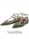 Rockstud Flats Dark Khaki - VALENTINO - BALAAN 2