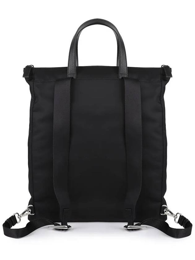 Triangle Logo Re-Nylon Tote Bag Black - PRADA - BALAAN 4