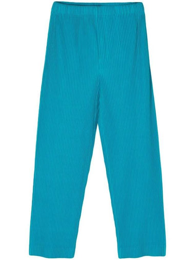 MC March Pleated Straight Pants Blue - ISSEY MIYAKE - BALAAN 1