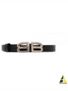 BB Crush Leather Belt Black - BALENCIAGA - BALAAN 2