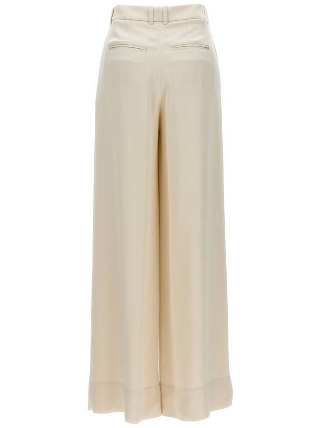 23 ss Satin Wide Leg Pants 741078 Y3G36 9601 B0110820716 - SAINT LAURENT - BALAAN 3