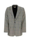 Micro Check Jacket Blublack - MARNI - BALAAN 2