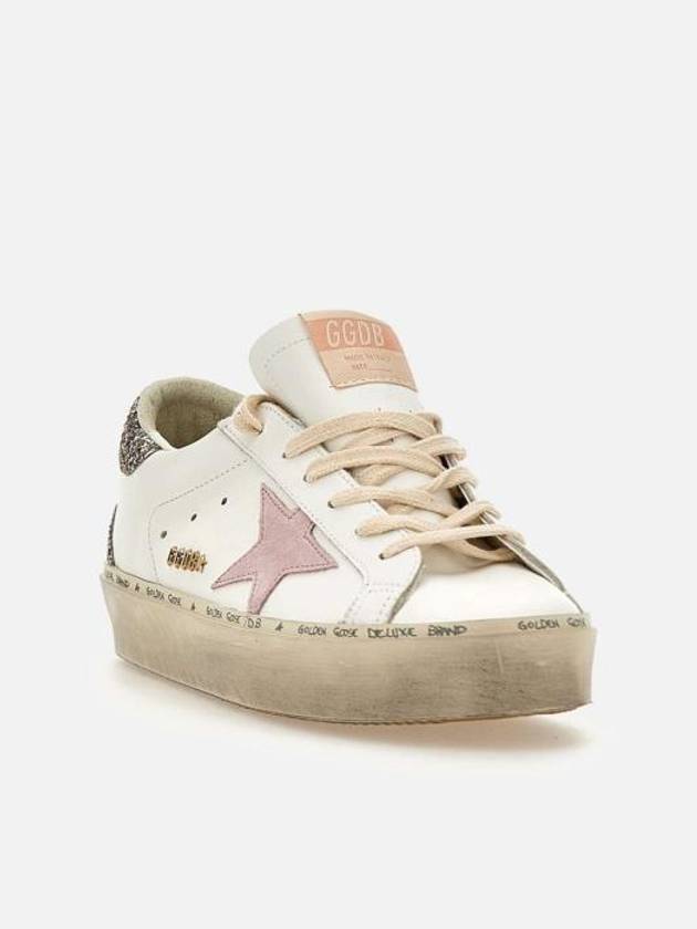 High Pink Star Glitter Low Top Sneakers White - GOLDEN GOOSE - BALAAN 3