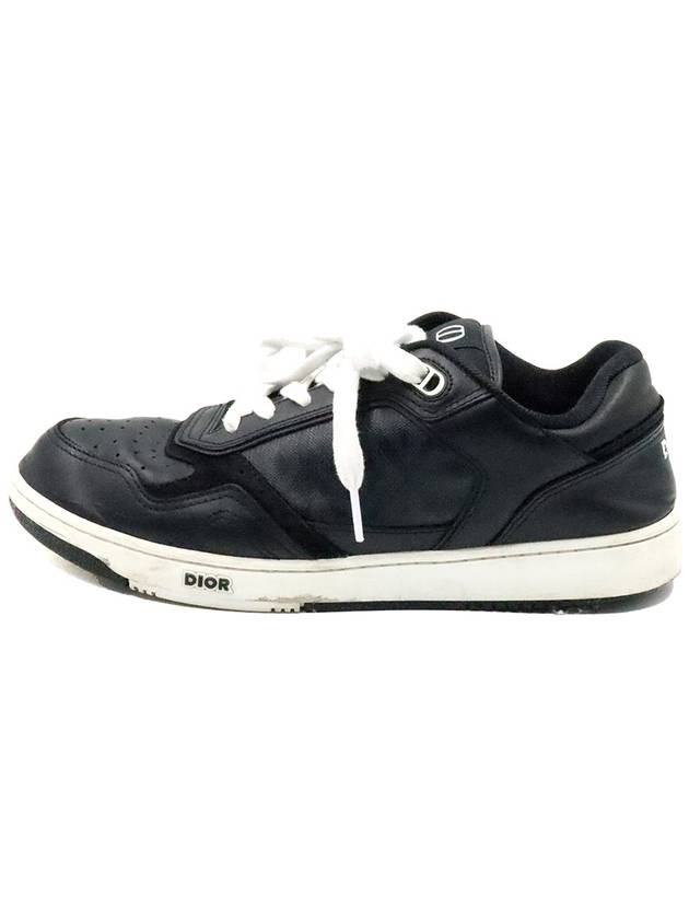 Men s Dior Christian 3SN272ZPP Black Leather Sneakers 43 gt Gangbuk used luxury goods - DIOR - BALAAN 4