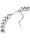 Couture Chain Link Necklace Silver - DIOR - BALAAN 5