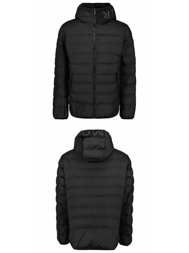 1A00017 5973I 999 VERNASCA Logo Patch Hooded Down Padded Black Men s Jacket TJ - MONCLER - BALAAN 4