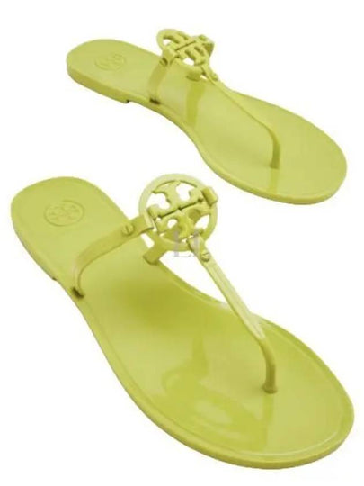 Mini Miller Jelly Flip Flops Green - TORY BURCH - BALAAN 2