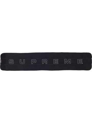 Polartec scarf shawl black Polartec Scarf Black - SUPREME - BALAAN 1