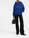 Women's Logo Hoodie Blue - SAINT LAURENT - BALAAN 7