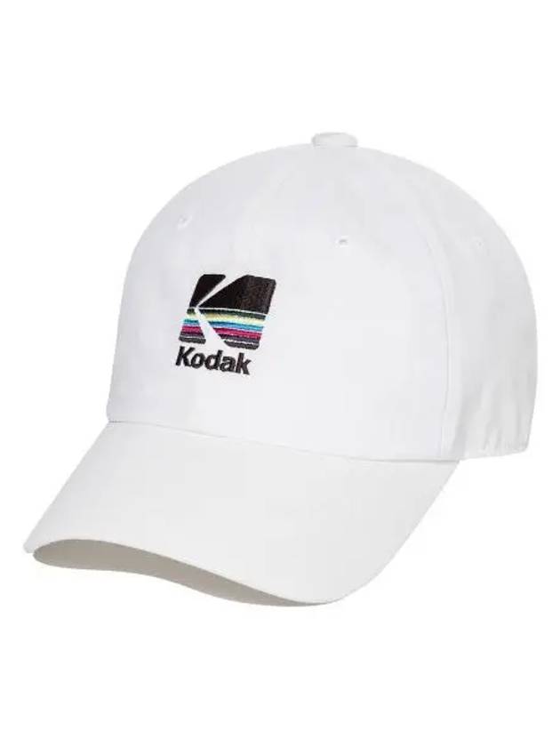 KODAK rainbow embroidery ball cap white - KODO - BALAAN 1