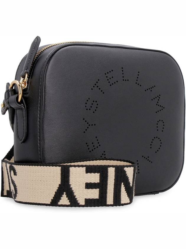 Stella Logo Mini Cross Bag Black - STELLA MCCARTNEY - BALAAN 4