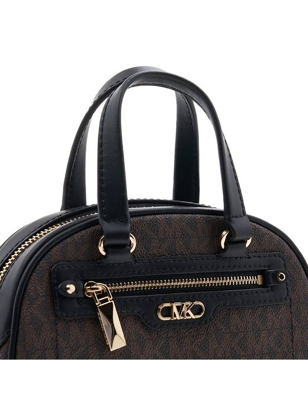 Williamsburg Extra Small Logo Cross Bag Black Brown - MICHAEL KORS - BALAAN 8