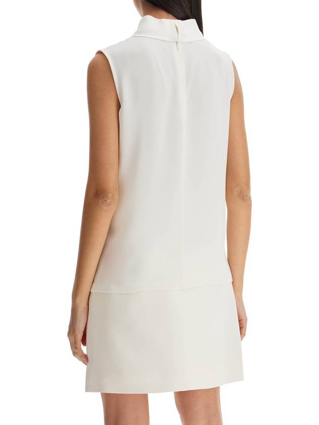 sleeveless silk top without - VALENTINO - BALAAN 3