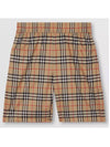 Vintage Check Technical Twill Shorts Beige - BURBERRY - BALAAN 2