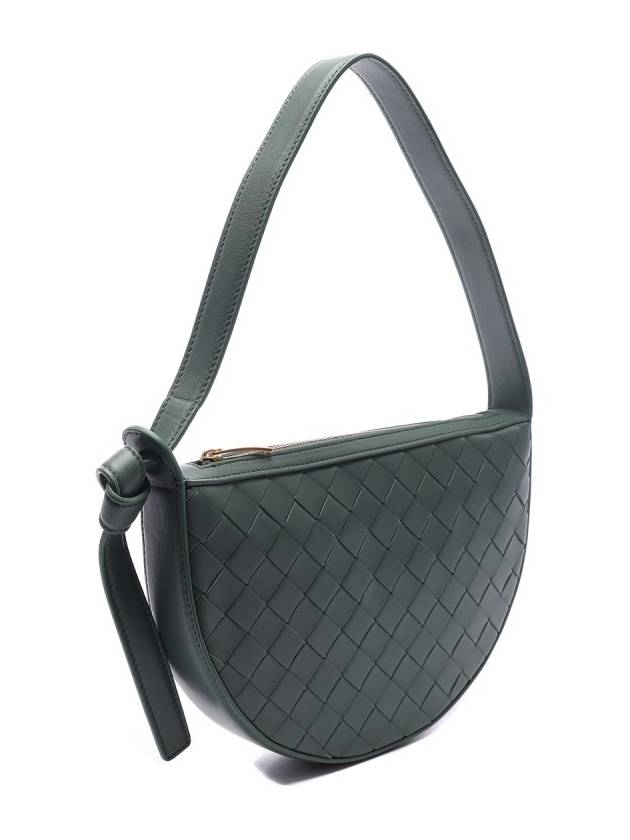 Intrecciato Sunrise Small Shoulder Bag Aloe - BOTTEGA VENETA - BALAAN 4