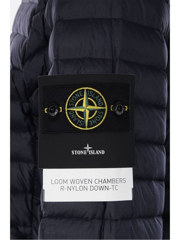 Loom Woven Chambers R-Nylon Down-TC Packable Jacket Navy - STONE ISLAND - BALAAN 4