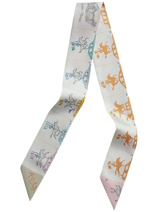 Parade Twilly Silk Scarf Beige - HERMES - BALAAN 2