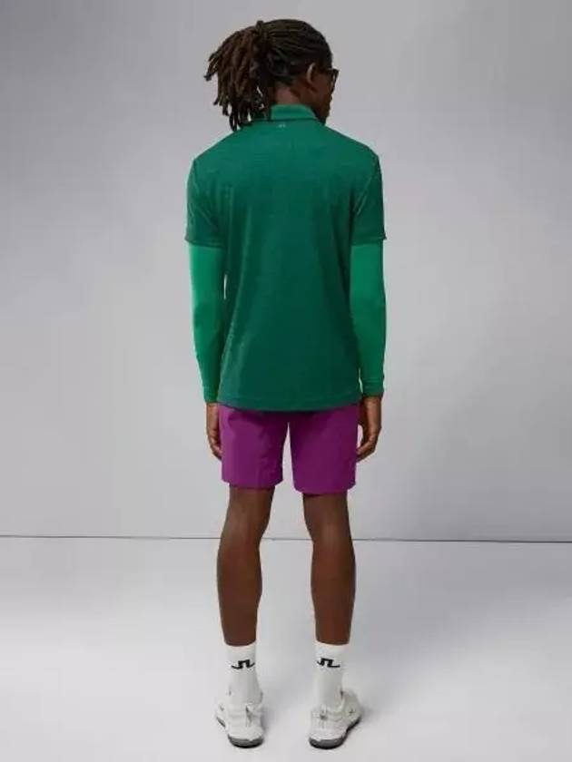 SS Golf Long Sleeve Polo Leon Green - J.LINDEBERG - BALAAN 5