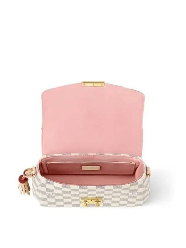 Croisette Damier Azur Cross Bag Cream - LOUIS VUITTON - BALAAN 5