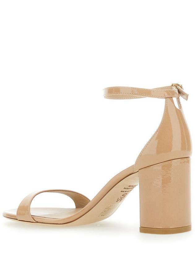 'Nudistarc' Pink Sandals With High Block Heel In Leather Woman - STUART WEITZMAN - BALAAN 3