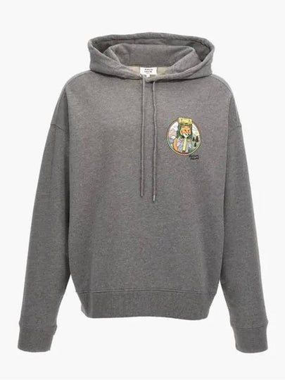 Rambling Fox Oversize Hoodie Grey - MAISON KITSUNE - BALAAN 2