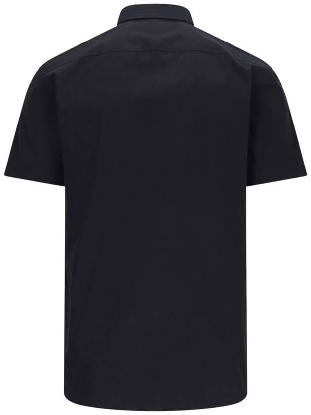 Organic Cotton Polo Shirt Black - BURBERRY - BALAAN 3