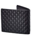 Micro GG Ssima Bifold Wallet Black - GUCCI - BALAAN 3