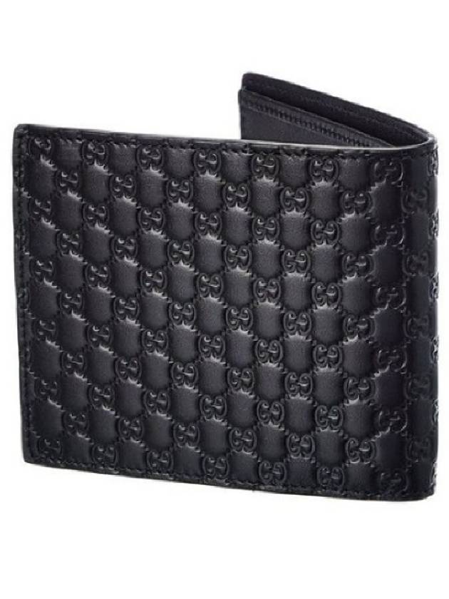 Micro GG Ssima Bifold Wallet Black - GUCCI - BALAAN 3