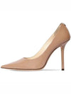 Love 85 JC Emblem Patent Leather Pumps Pink - JIMMY CHOO - BALAAN 2