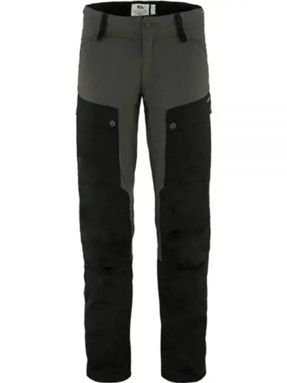 Men's Keb Trousers Black Stone Grey - FJALL RAVEN - BALAAN 2