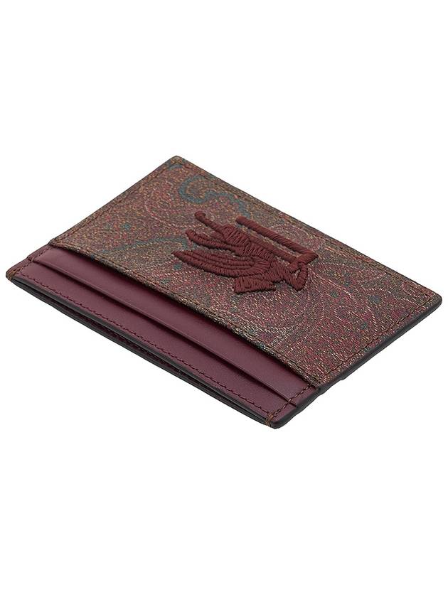 Paisley Card Wallet Brown - ETRO - BALAAN 5