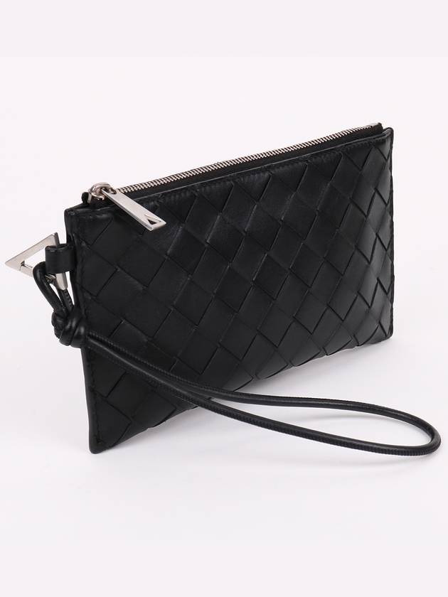 Black Bill Strap Pouch Bag 667034 - BOTTEGA VENETA - BALAAN 3