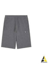 Bold Fox Head Patch Oversized Jog Shorts Dark Grey Melange - MAISON KITSUNE - BALAAN 2