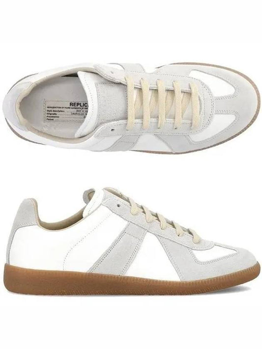 Replica Calfskin Low Top Sneakers White - MAISON MARGIELA - BALAAN 2