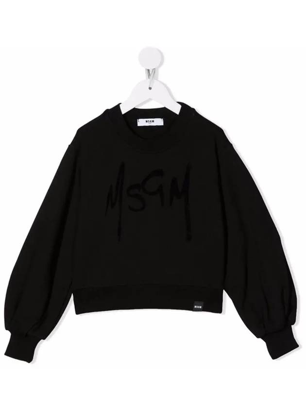 Kids Bishop Sleeve Sweatshirt MS027689 110 - MSGM - BALAAN 2