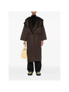 Women s Coat Brown Wool Cashmere 234 WRTWOU204 FB0049 021 - TOTEME - BALAAN 2