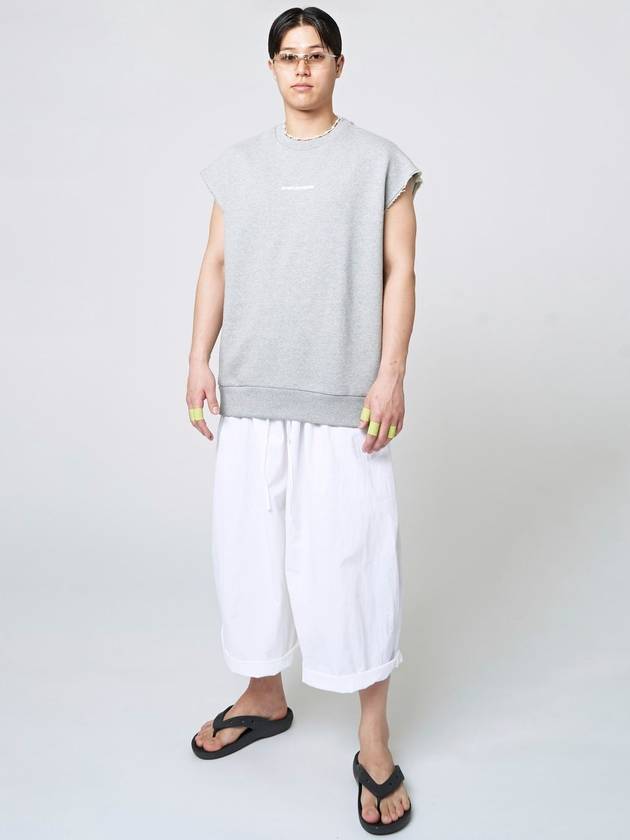 Typographic Sleeveless Melange Grey - ATHPLATFORM - BALAAN 8