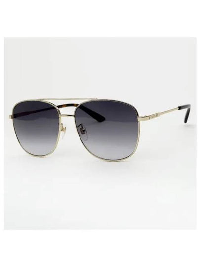 Eyewear Square Metal Sunglasses Gray - GUCCI - BALAAN 2