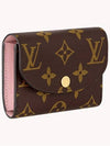 Rosalie Coin Purse Monogram Rose Ballerine - LOUIS VUITTON - BALAAN 3