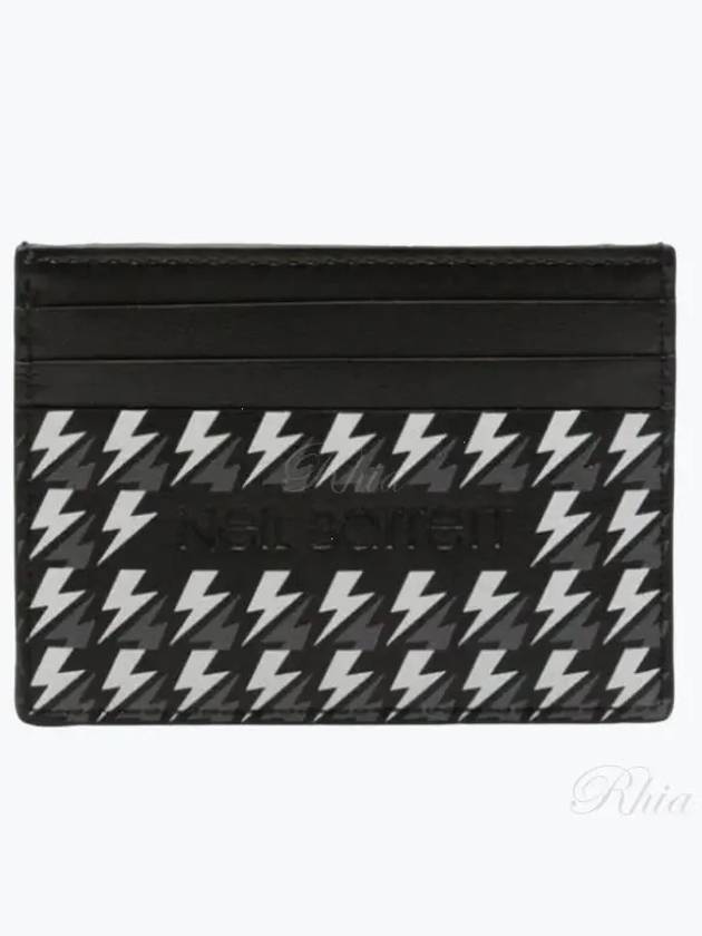 Pied De Bolt Leather Four Slots Card Holder NBV8SG197B V9203D 001 Wallet - NEIL BARRETT - BALAAN 1