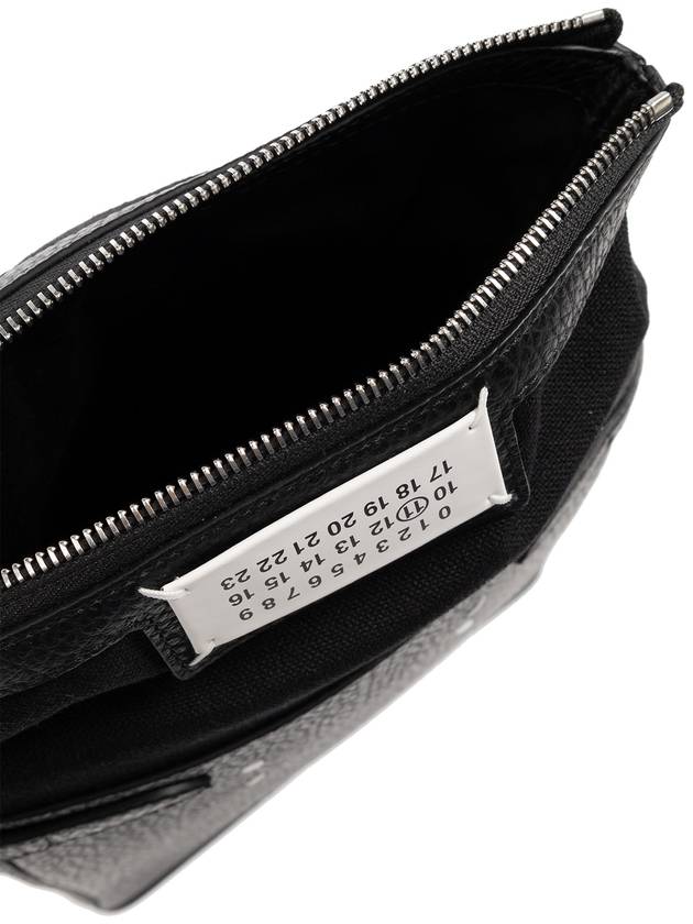 5AC Zipper Calf Leather Messenger Bag Black - MAISON MARGIELA - BALAAN 7